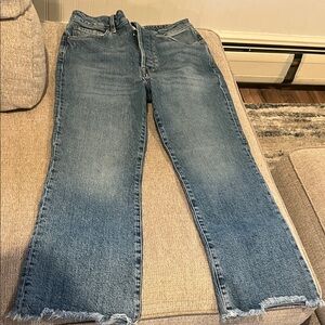 FREE PEOPLE Women's Faded Blue Jeans